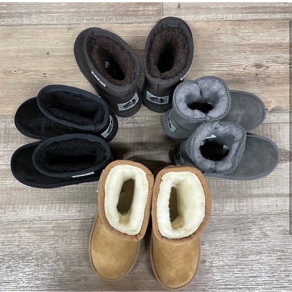 NWOT Aussie Merino Suede Kids Comfortable Boots - Picture 2 of 5